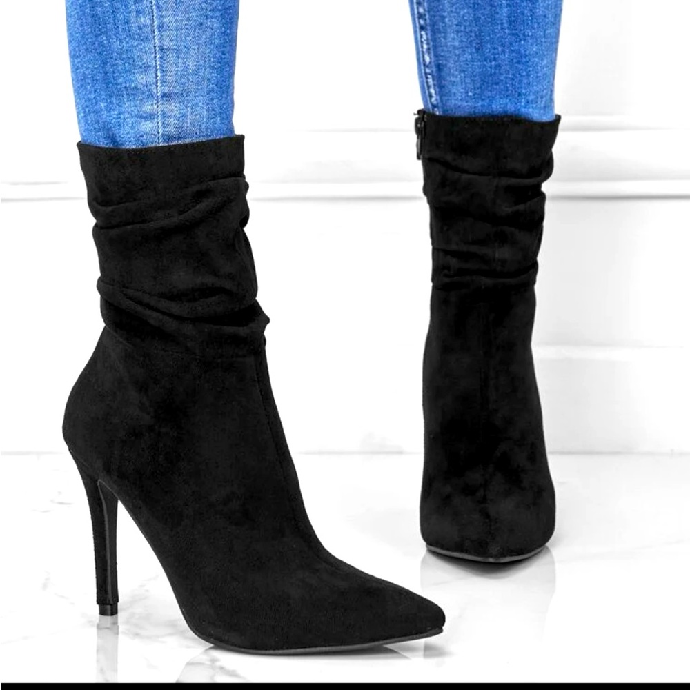 New Heel Boots! Size US10 All Black